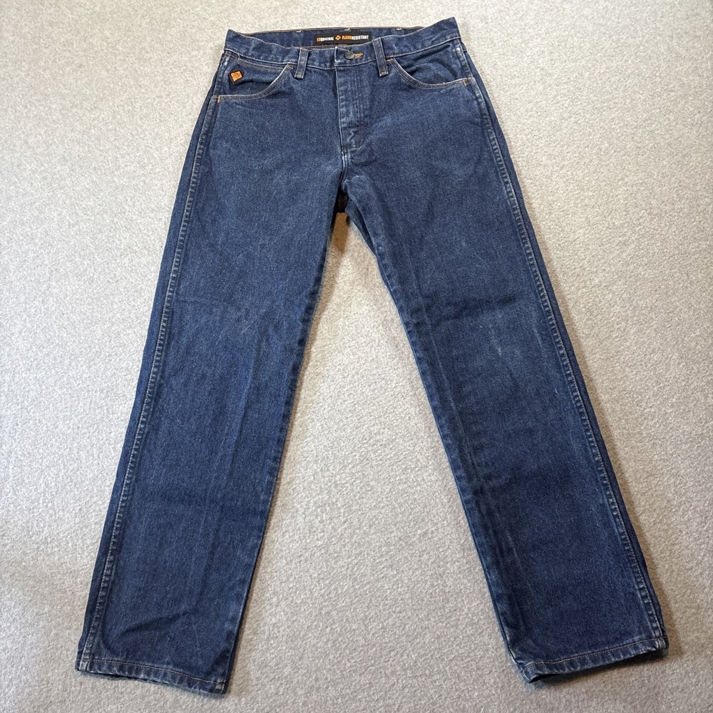Wrangler FR Retro Blue Jeans Men's 29x30 HRC2 13 Original 2112 Work Chore Farm